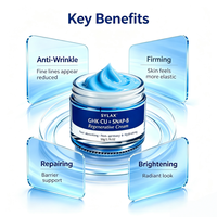 Krim Anti-Penuaan Dual Peptide SYLAX GHK-CU+SNAP-8, Grosir Pabrik OEM ODM Tersedia Kustomisasi