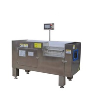 Machine de découpe de cubes d'os de viande congelée Machine de découpe de cubes de poitrine de poulet frais