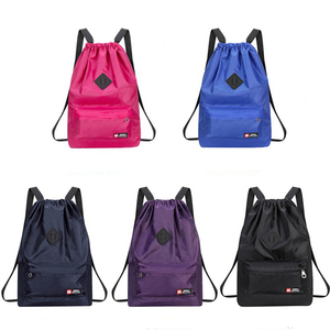 Customizable Water Resistant String Backpack Lightweight Sports Gym <b>Bag</b> <b>Drawstring</b> Backpacks for Men and Women - Product Image 1