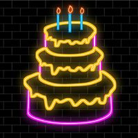 Enseigne lumineuse LED Happy Birthday, logo personnalisé, décoration murale, décoration murale, fournitures de fête d'anniversaire