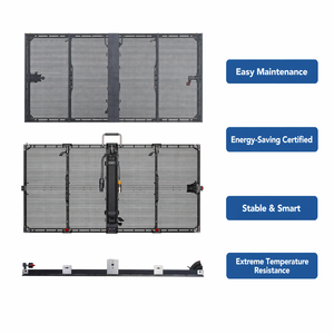 Outdoor P3.9-7.8 Transparent LED Screen 3840Hz High Refresh Rate Die-cast Aluminum Cabinet Building Glass Curtain Wall LED Scree - Product Image 2