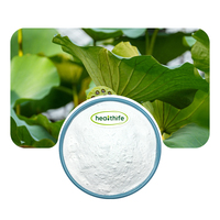 Healthife Factory Supply Bubuk Ekstrak Daun Teratai Alami Murni 98% Nuciferine Powder