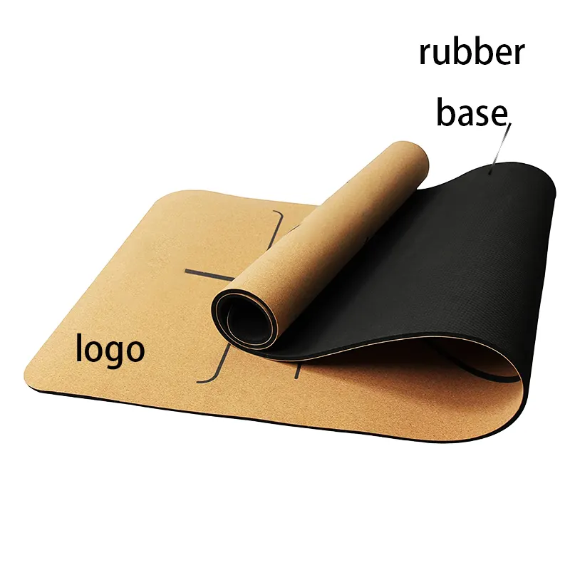 Top Hot Product Natural Rubber Yoga Mat Rubber Yoga Mat With Pu Non-Slip-Yoga-Mat