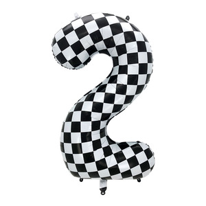 <span class=keywords><strong>Buon</strong></span> <span class=keywords><strong>compleanno</strong></span> con palloncini <span class=keywords><strong>Gif</strong></span> nuovo palloncino a scacchi in bianco e nero da 40 pollici - Product Image 4