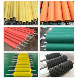 Özel kauçuk tekerlek DIY ekipmanları konveyör tekerlek konveyör rulo poliüretan kaplı rulo paslanmaz çelik PU rulo - Product Image 4