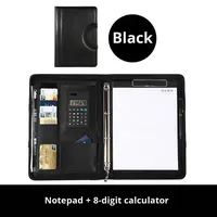 Porte-documents multifonctionnel A4, sac à fermeture éclair portable, mallette en cuir, classeur professionnel, porte-documents de vente, vente en gros, puissant