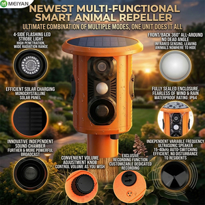 Répulsif Solaire Ultrasonique Avancé à Double Charge pour Animaux avec Lumière Clignotante pour <span class=keywords><strong>Jardin</strong></span> Extérieur OEM - Product Image 4