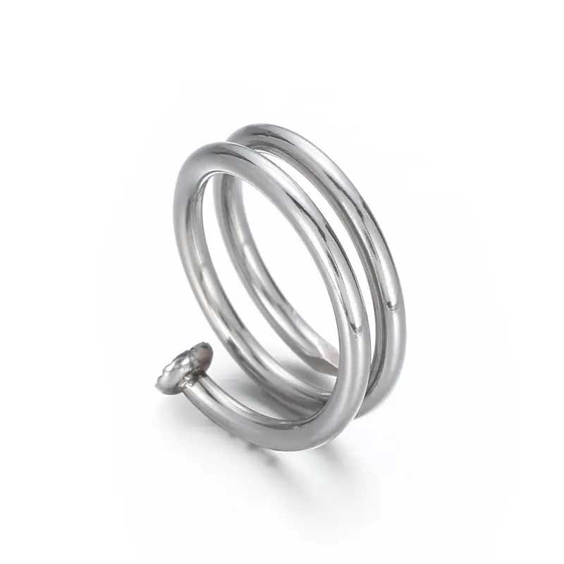 Jongens Heren Mode Sieraden Rvs Steel Paar Nagel Ring Voor Lover