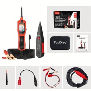 TOPDIAG P180 Power Probe Circuit Tester 12-24V Universal Vehicle Electrical Systems Diagnostic <b>Battery</b> Test 1 Year for All Cars - Product Image 2