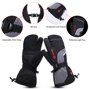 <span class=keywords><strong>Gants</strong></span> <span class=keywords><strong>chauffants</strong></span> unisexes de haute qualité Savior avec batterie rechargeable, imperméables, pour la neige, le cerf, le ski, la chasse, le camping - Product Image 5