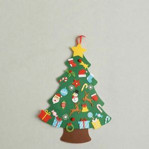 New Design Christmas Decoration DIY Felt Christmas <b>Tree</b> Wall Hanging Gift for Kids with Customized Color & Size - Product Image 3