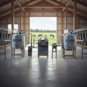Sistema Completo de Equipos para el Procesamiento de Lácteos con Tanques de Acero Inoxidable, Unidad de Pasteurización y Red de Tuberías, India - Product Image 2