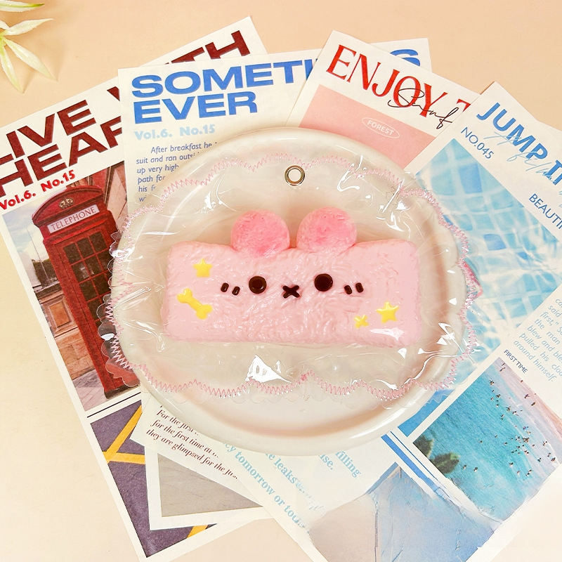 Rabbit Hair Clip  Pink