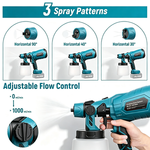 <span class=keywords><strong>Pistolet</strong></span> <span class=keywords><strong>à</strong></span> <span class=keywords><strong>peinture</strong></span> sans fil <span class=keywords><strong>Makita</strong></span>, <span class=keywords><strong>pistolet</strong></span> électrique pour meubles, murs, clôtures, armoires et travaux de <span class=keywords><strong>peinture</strong></span> <span class=keywords><strong>à</strong></span> domicile - Product Image 2