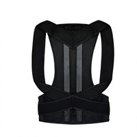 Correcteur de posture réglable, ceinture de soutien dorsal et d'épaule en maille respirante pour hommes et femmes, idéal pour le fitness