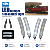 Feux de position latéraux avant et arrière pour Ford Mustang S650 2024 et plus, lentille transparente, LED blanche, lot de 4