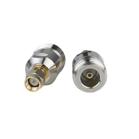 Adaptador de RF BNC Hembra a SMA Macho, Conector de Plástico, Adaptador Coaxial de RF Médico