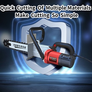 Máquina de Corte de Paredes de Hormigón Eléctrica de Alto Rendimiento, Sierra de Cadena de Diamante de Alta Potencia para Cortar Hormigón y Piedra - Product Image 3