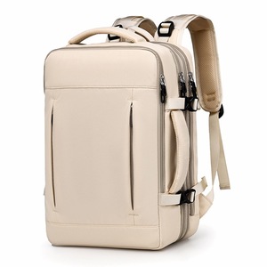 Sac à dos pour ordinateur portable unisexe, tendance, grande capacité, en nylon imperméable et respirant, avec sangles à coussin d'air pour les voyages en plein air - Product Image 1
