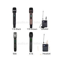 Ensemble de microphones sans fil à tube électronique 2 canaux SL-6200 avec synchronisation IR UHF 490-960 MHz pour fêtes à domicile, bars, KTV et divertissements