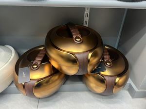 Ensemble chauffe-plats Jumbo 4L 5L 6L, design créatif <span class=keywords><strong>en</strong></span> forme de galet, cocotte isotherme <span class=keywords><strong>en</strong></span> acier inoxydable, pour fête de l'Aïd Moubarak - Product Image 2