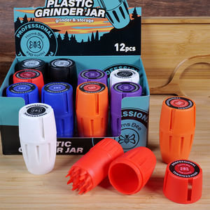 מטחנת עשבים עם אחסון גדול, מטחנת פלסטיק משולבת עם מגנט לטבק, מבצע חם - Product Image 1