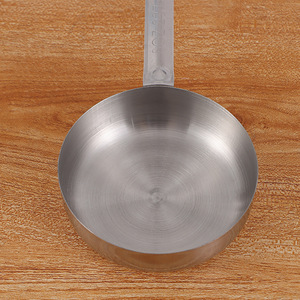 Cuillère à sauce pizza en acier inoxydable Cuillère de service avec poignée en plastique - Product Image 2