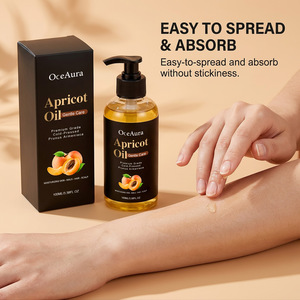 Huile de noyau d'abricot 100ML, huile végétale naturelle pressée à froid pour le soin de la peau, des cheveux et du cuir chevelu, Guangdong - Product Image 4