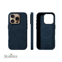 Coque de téléphone en cuir tissé minimaliste avec logo personnalisé pour iPhone 13/14/15/16/17