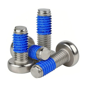 Vis adhésives à colonne Torx ISO7380 en acier inoxydable 304, tête zinguée, à pas grossier, antivol et anti-desserrage, métriques - Product Image 4