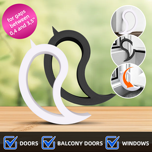 Fermaporta a forma di uccello cavo minimalista stampato in 3D, antiscivolo, decorativo, per interni domestici - Product Image 1
