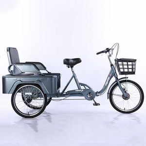 Tricycle à trois roues moins cher 2023 pour adultes avec siège arrière et panier Triciclo Para Adultos/vélos <span class=keywords><strong>cargo</strong></span> à trois roues Trike à vendre - Product Image 2