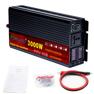 Convertisseur de puissance à onde sinusoïdale pure monophasé <span class=keywords><strong>3000W</strong></span>, convertisseur automatique pour usage automobile, climatiseur de voiture, moteur industriel 12V 24V 48V - Product Image 4