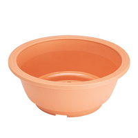 Macetas Redondas de Plástico para Suculentas, Cortas y Planas, para Suculentas en Forma de Tronco, con Aspecto de Resina, en Negro, Terracota y Transparente, Venta al Por Mayor
