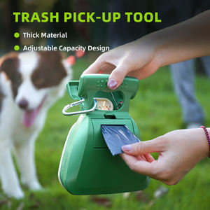 Dispensador de Bolsas para Excremento de Perro, Portátil y Duradero, de Plástico y Silicona, Ecológico, Moderno, sin Perfume - Product Image 6