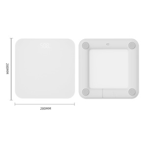 Pèse-personne numérique Bluetooth Unique Body Scale CW320 blanc rectangulaire pour usage domestique et fitness - Product Image 2