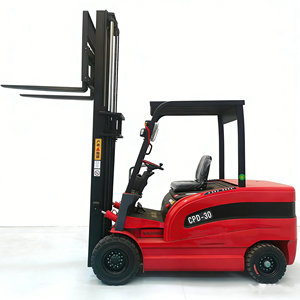 Chariot é<span class=keywords><strong>l</strong></span>évateur électrique <span class=keywords><strong>de</strong></span> 1 à 5 tonnes, batterie au lithium, haute efficacité, chariot é<span class=keywords><strong>l</strong></span>évateur à 4 roues, charge rapide, sans entretien, avec CE - Product Image 1