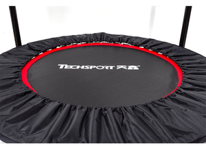 Mini trampoline pliable 48 pouces à ressorts silencieux avec barre de maintien réglable, idéal pour le <span class=keywords><strong>fitness</strong></span> des adultes et des enfants - Vente flash - Product Image 5