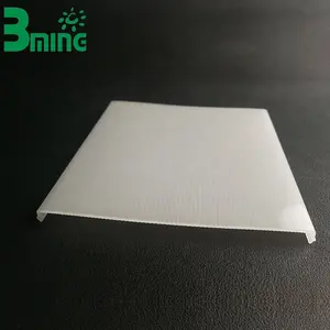 Di plastica diffusore di luce di Estrusione della Copertura Luminosa A Led Comune Con Profilo In Alluminio per Illuminazione Industriale