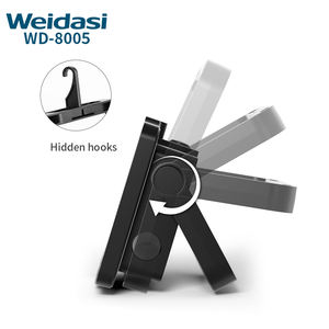 كشاف LED قابل للشحن بالطاقة الشمسية عالي القدرة من ويداسي للميكانيكيين والتخييم والصيد وإصلاح السيارات، هيكل مصباح من البلاستيك ABS مع منفذ شحن Type-C - Product Image 6