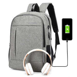 2019 impermeable multifuncional <span class=keywords><strong>de</strong></span> <span class=keywords><strong>la</strong></span> escuela anti robo mochila bolsa Anti ladrón portátil mochila con puerto <span class=keywords><strong>de</strong></span> carga USB - Product Image 2