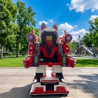 Leduole Exciting Low Price Bigjoys Design Fiberglass Walking Robot Children Amusement Park Ride 350W Motor Outdoor/Indoor