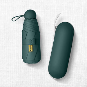 Parapluie UV Mini Pliable Portable 8K 6K Fabriqué en Chine OEM avec Poignée en Plastique et Pochette pour Logo Personnalisé Cadeaux d'Affaires - Product Image 1
