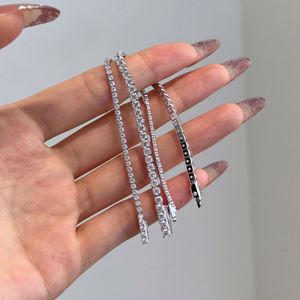 Colección de Joyería Fina Clásica Dylam, Pulseras de Eternidad con Circonitas Cúbicas 5A de 3mm, Lujosas y Brillantes, para Mujer - Product Image 5