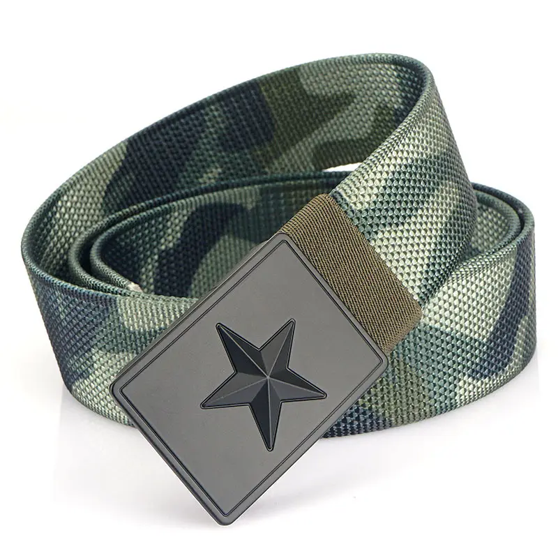 new design cheap belt Canvas Belt Patriotic Retired Soldiers Canvas Belt