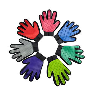 Su misura PET Silicone toelettatura spazzola Glover pettine da bagno guanti per capelli per cani e gatti - Product Image 1