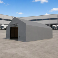 Grandes tentes d'entrepôt industrielles modernes en acier robuste pour événements, abri de stockage extérieur imperméable sur mesure