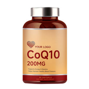 Integratore <span class=keywords><strong>CoQ10</strong></span> 200MG a Marchio Privato OEM, 90 Capsule Molli per Migliorare la Salute del Cuore e la Produzione di Energia - Product Image 1