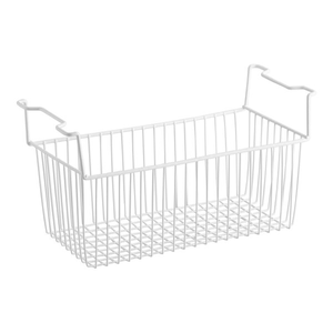 Almacenamiento de alambre Congelador de metal 4 Cestas Cesta de almacenamiento de alambre de acero inoxidable Congelador Cesta de clasificación con asas - Product Image 4