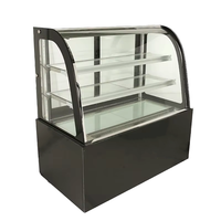 Vitrine à gâteaux 1,5 m, en forme d'arc